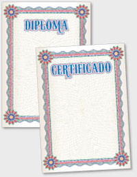 platilla de certificado o diploma TAT008