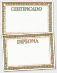 platilla de certificado o diploma TAT011