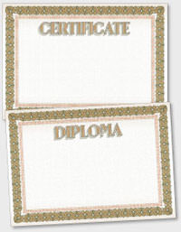 template de certificado ou diploma TAT011