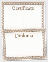 template de certificado ou diploma TAT014