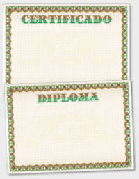 platilla de certificado o diploma TAT043