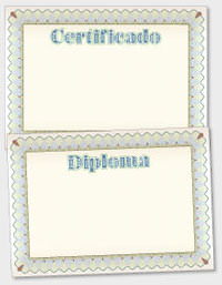 platilla de certificado o diploma TAT0440