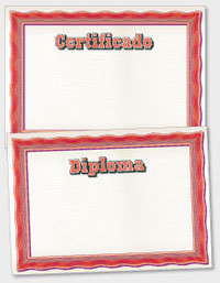 platilla de certificado o diploma TAT049