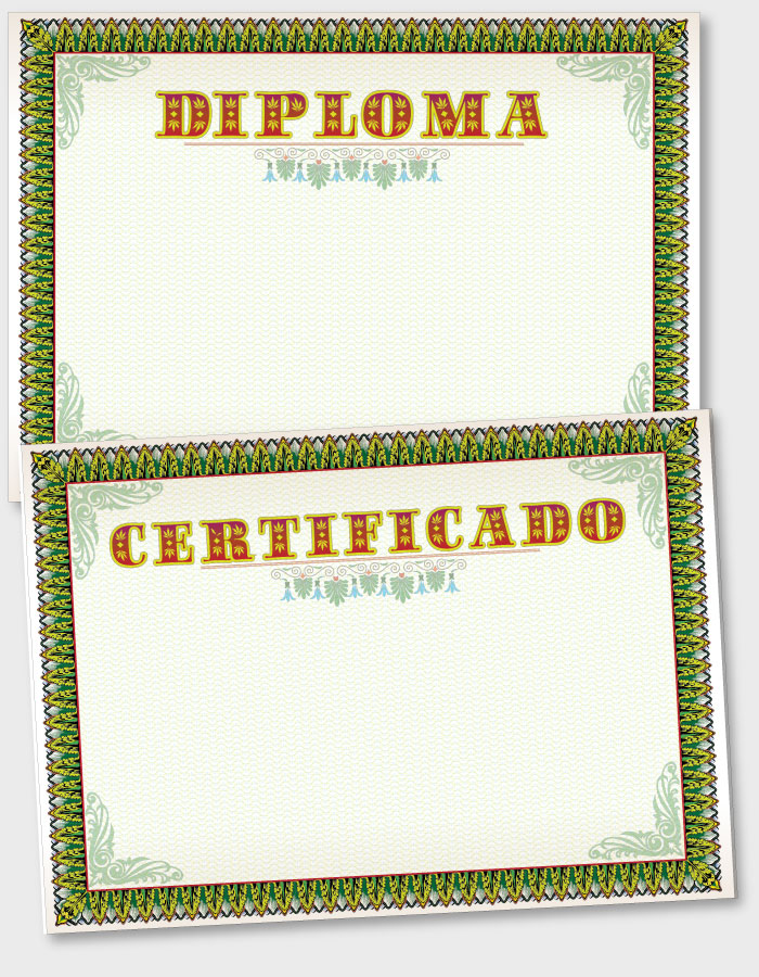 certificado template 001