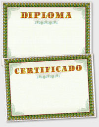 platilla de certificado o diploma TAT001