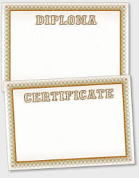 template de certificado ou diploma TAT010