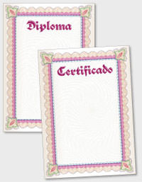 platilla de certificado o diploma TAT012