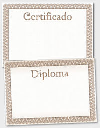 platilla de certificado o diploma TAT014