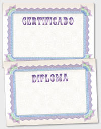 platilla de certificado o diploma TAT015