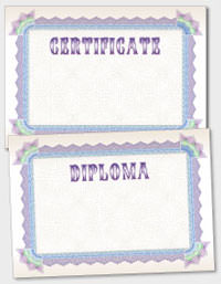template de certificado ou diploma TAT015