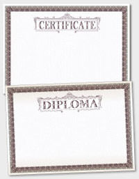 template de certificado ou diploma TAT018