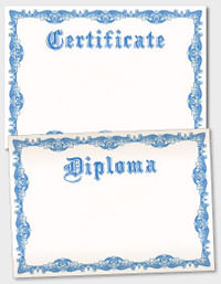 template de certificado ou diploma TAT019