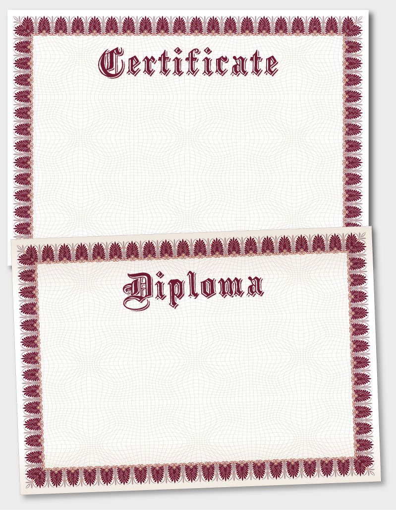 Certificate Template DCAT035