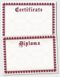 template de certificado ou diploma TAT035