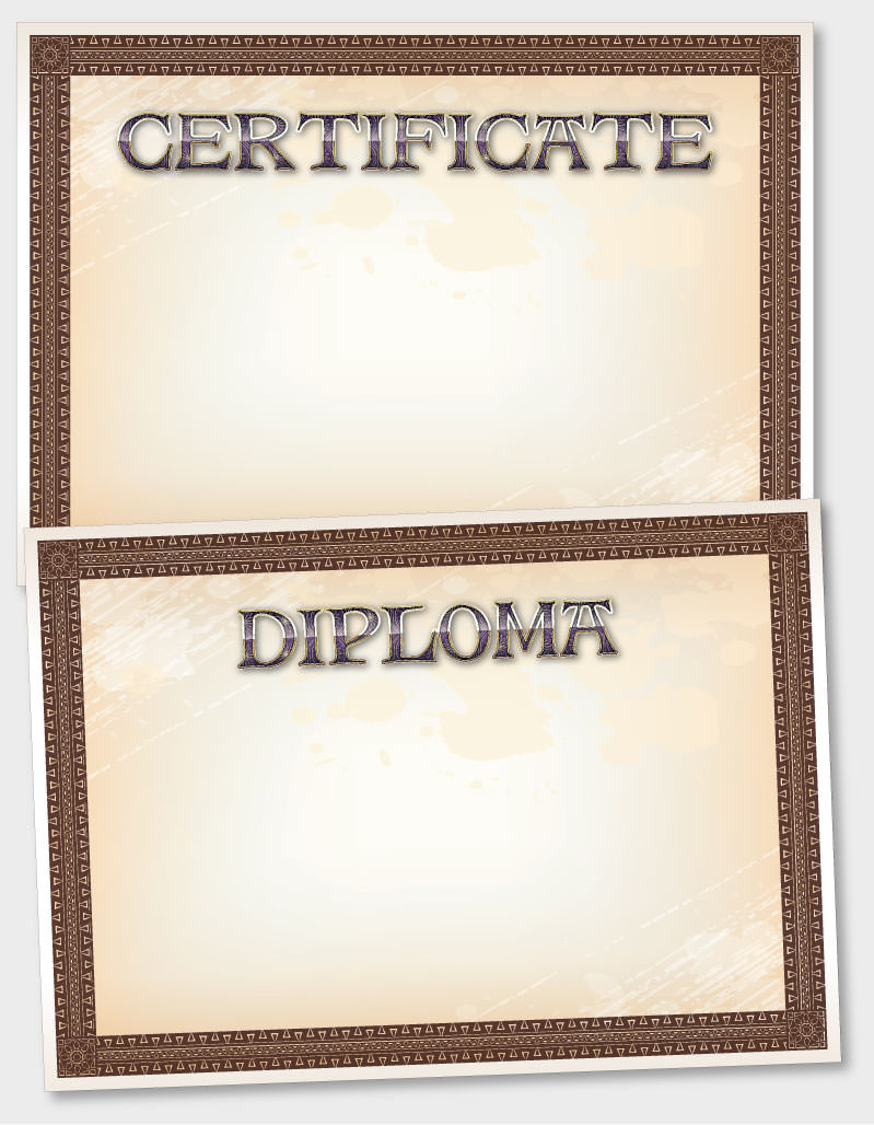 Certificate Template DCAT038