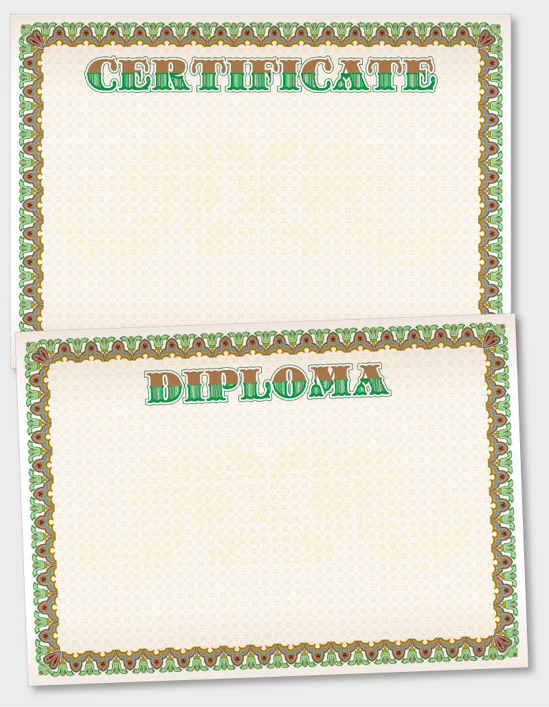 Certificate Template DCAT043