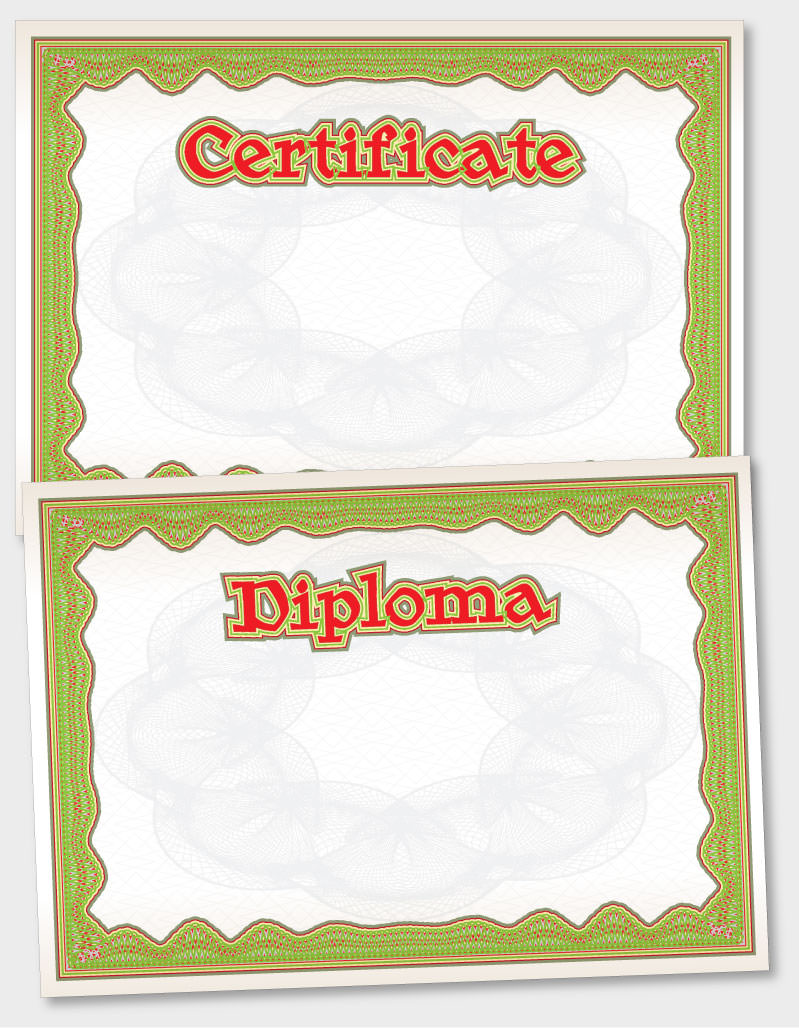 Certificate Template DCAT050
