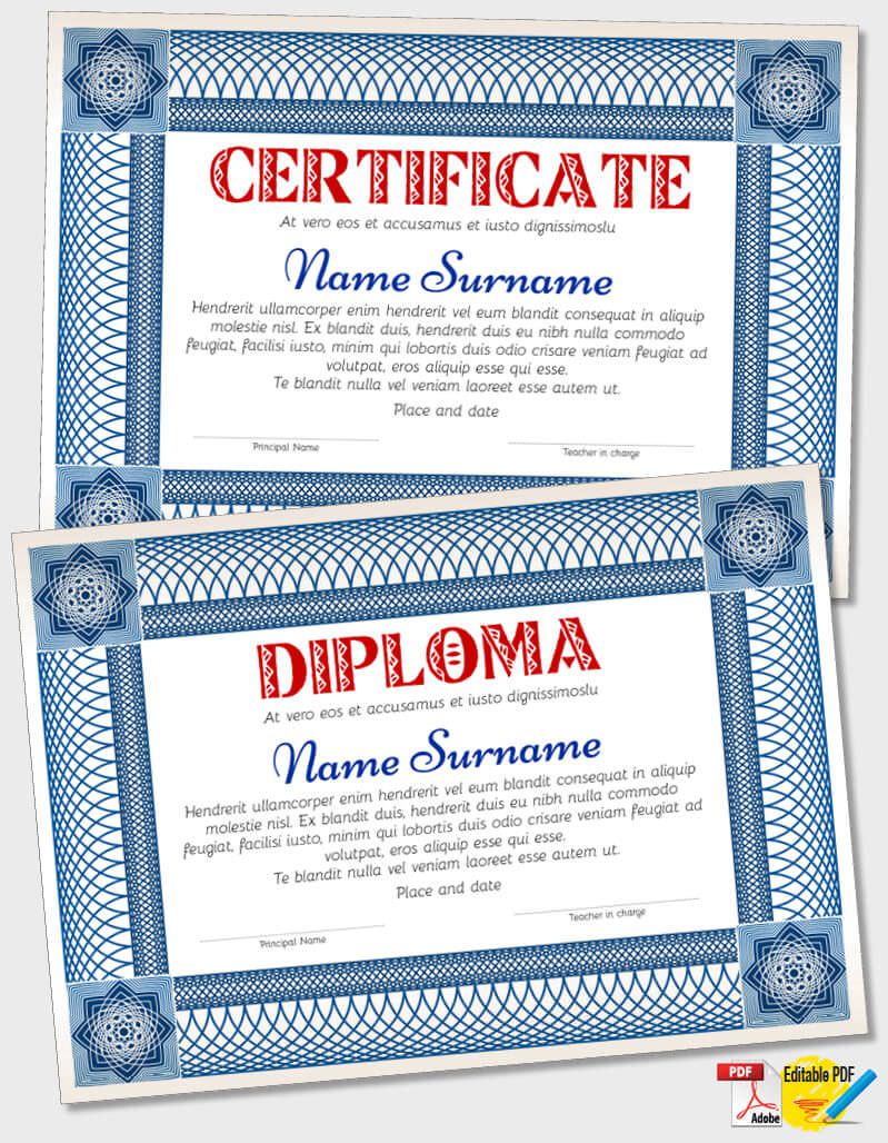 Certificate Template DCAT053