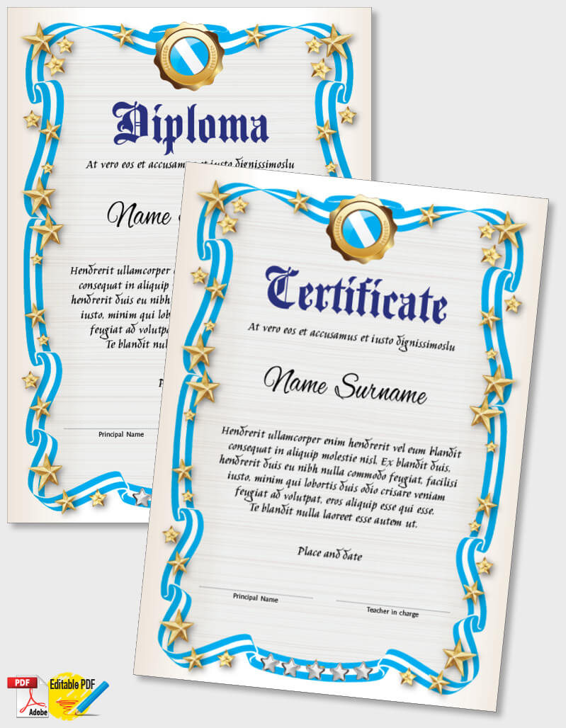 Certificate Template iPDF072