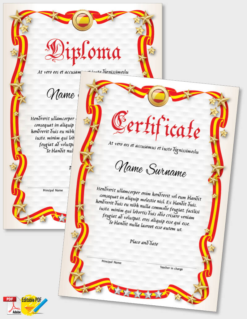 Certificate Template iPDF074