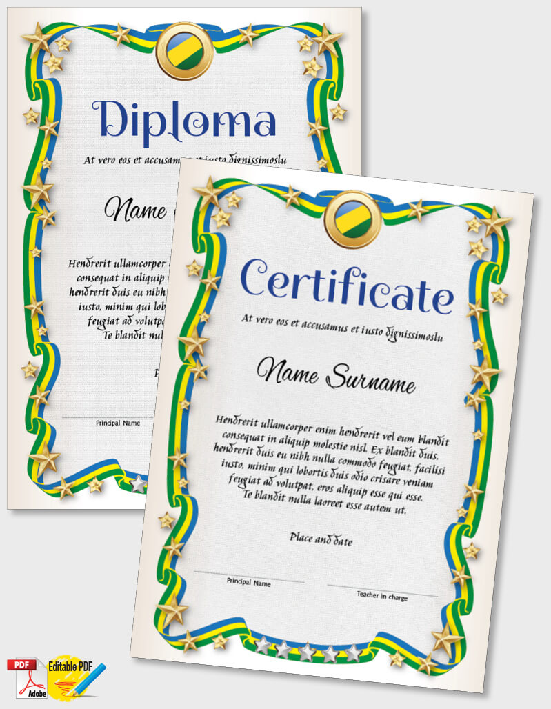 Certificate Template iPDF075