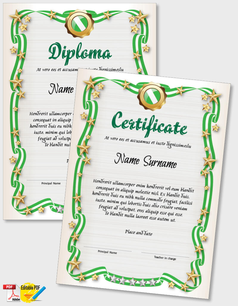 Certificate Template iPDF078