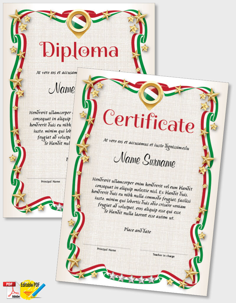 Certificate Template iPDF079