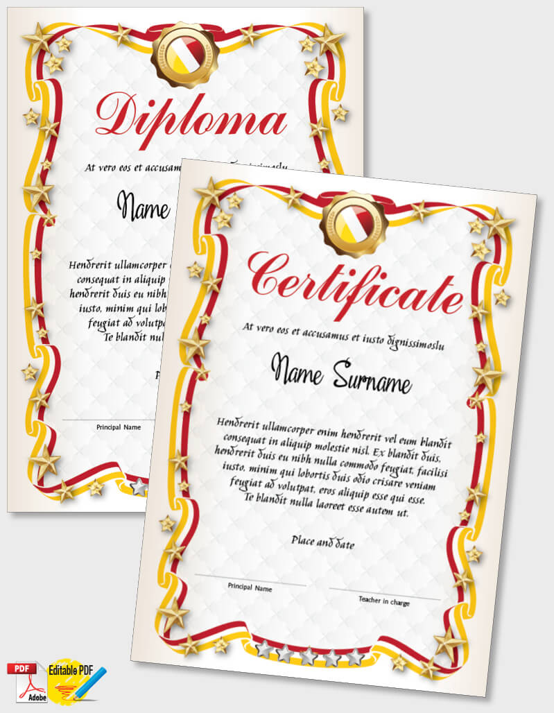 Certificate Template iPDF081