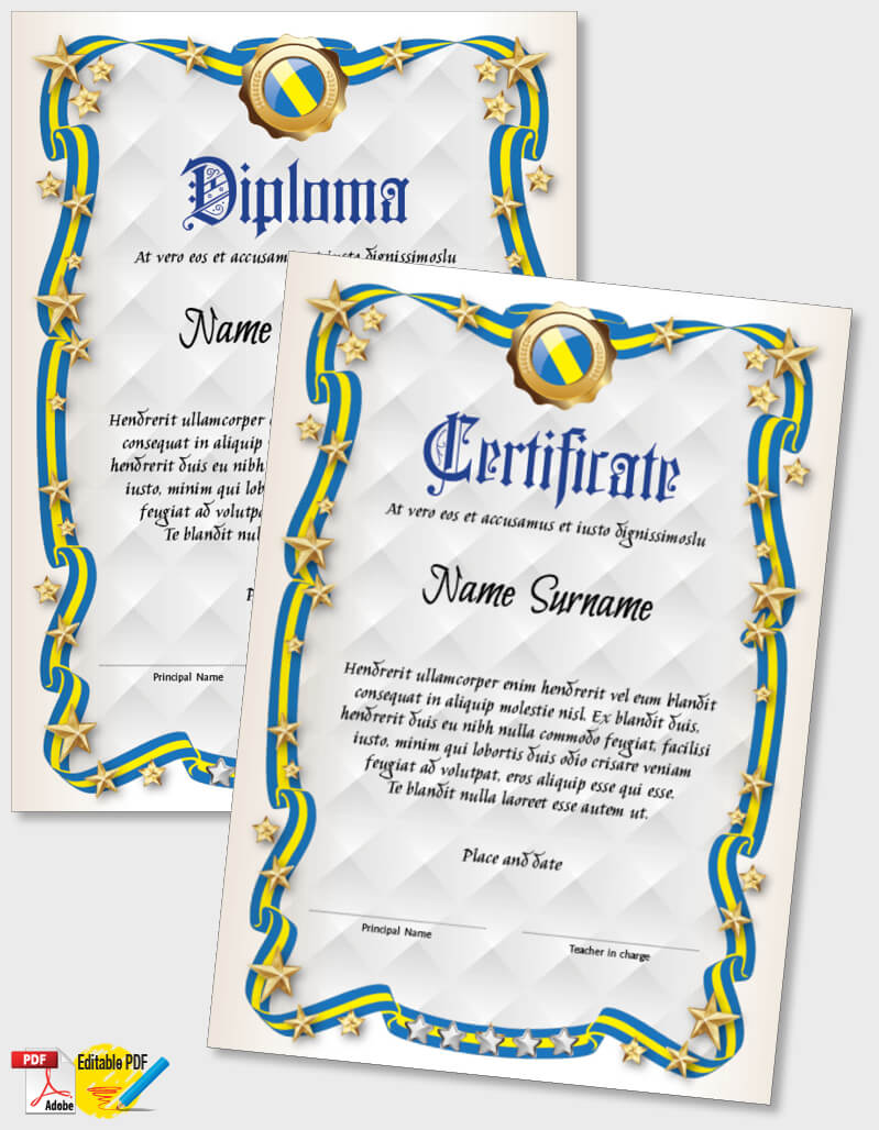 Certificate Template iPDF084