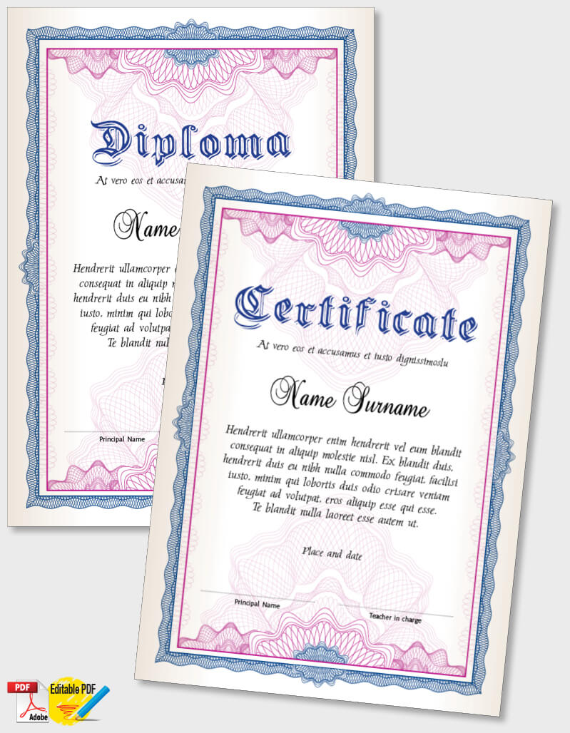 Certificate Template iPDF090