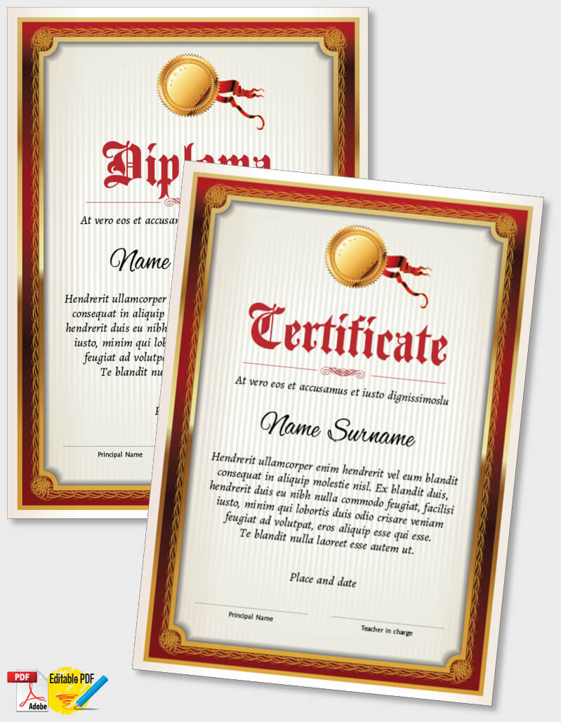 Certificate Template iPDF103