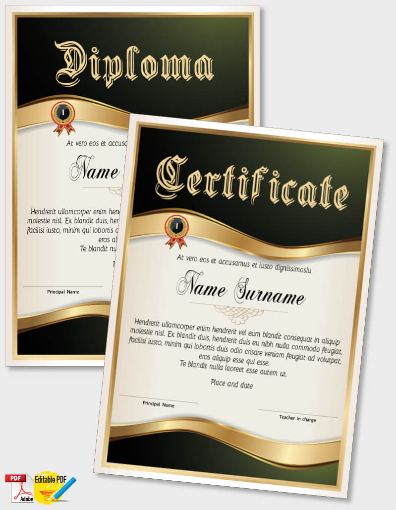 Certificate Template iPDF108