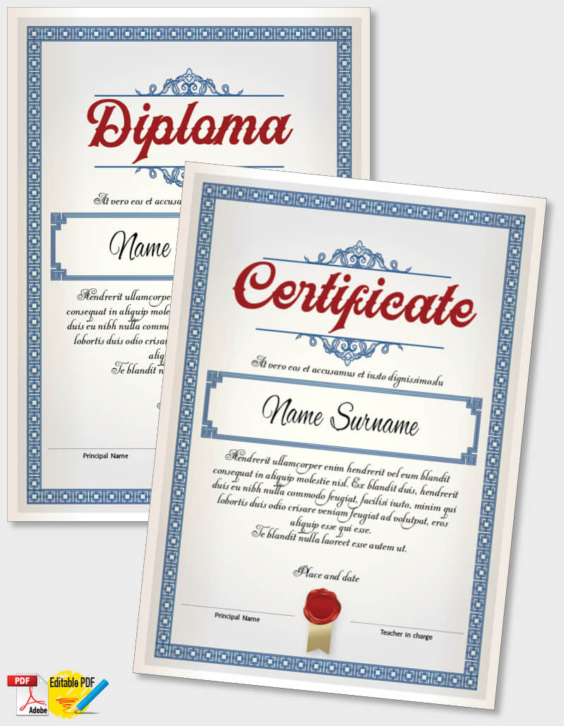 Certificate Template iPDF110