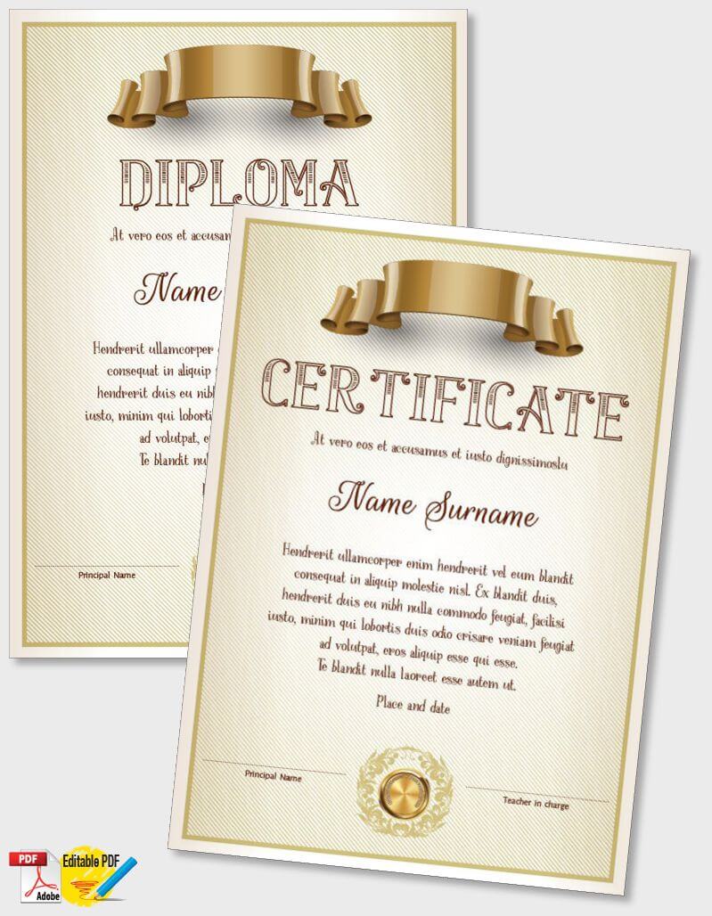 Certificate Template iPDF114