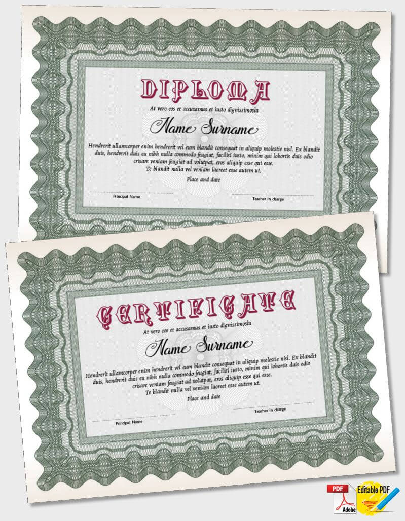 Certificate Template iPDF134