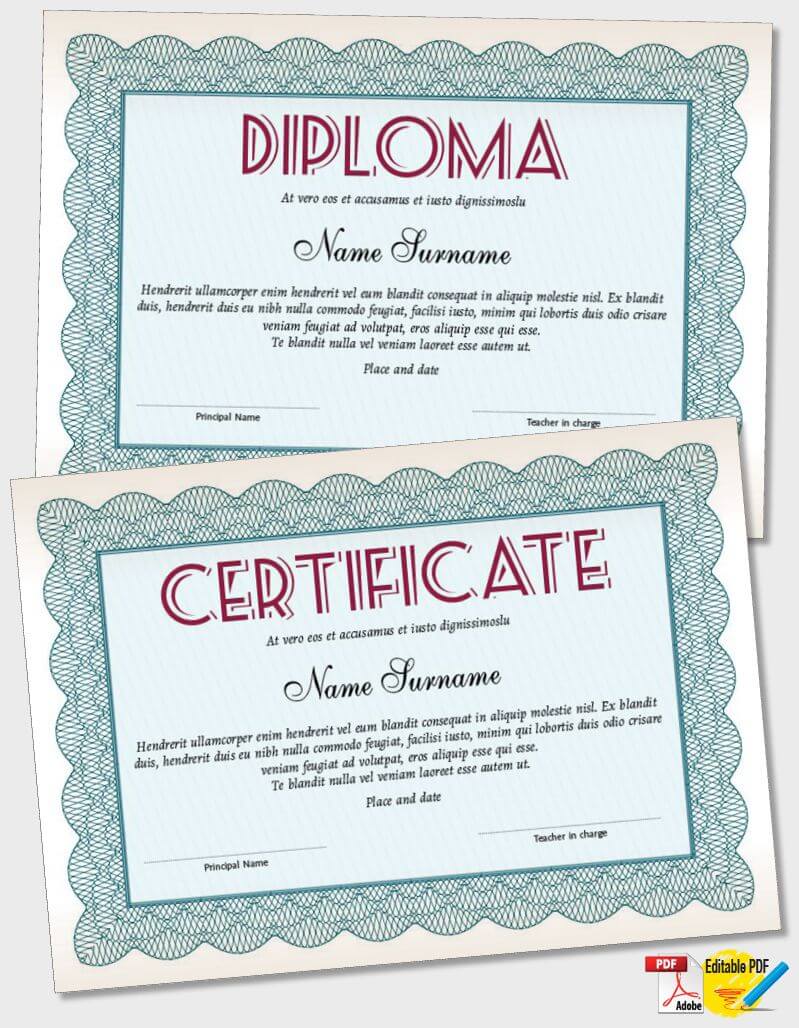 Certificate Template iPDF137