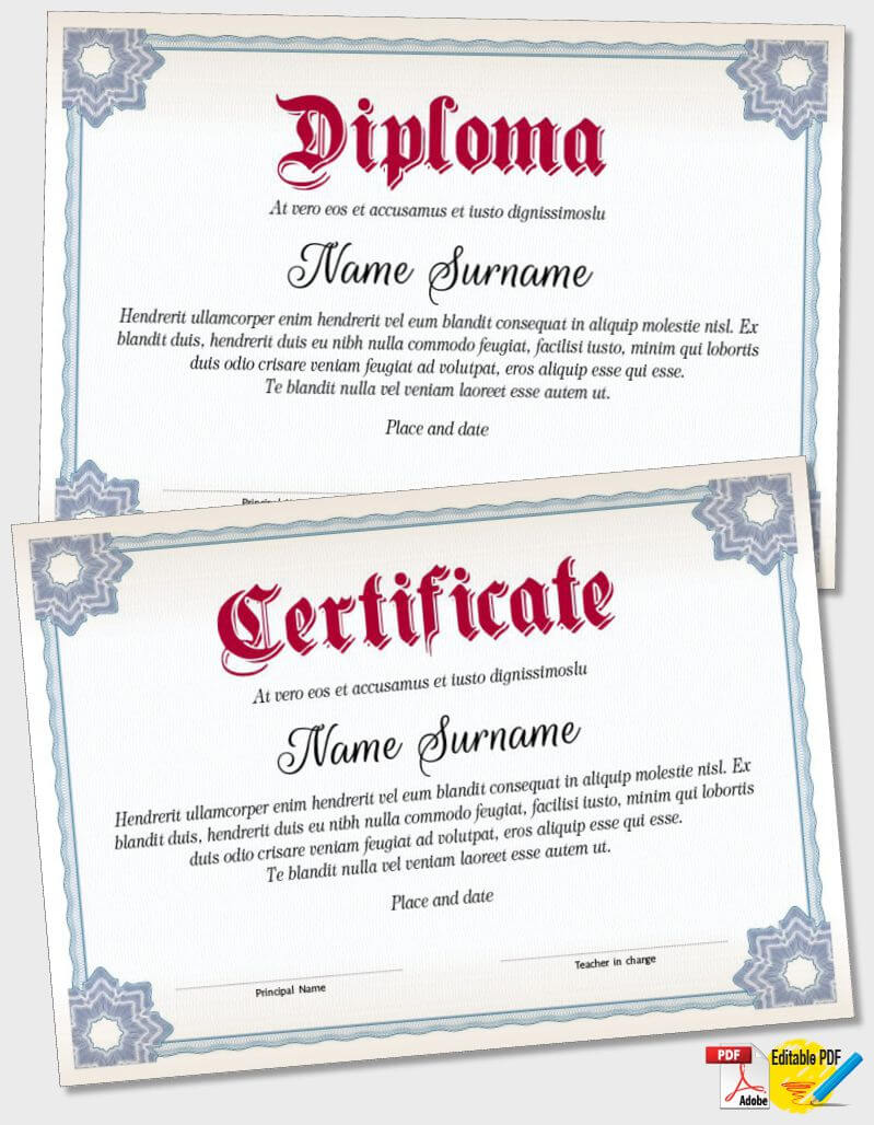 Certificate Template iPDF139