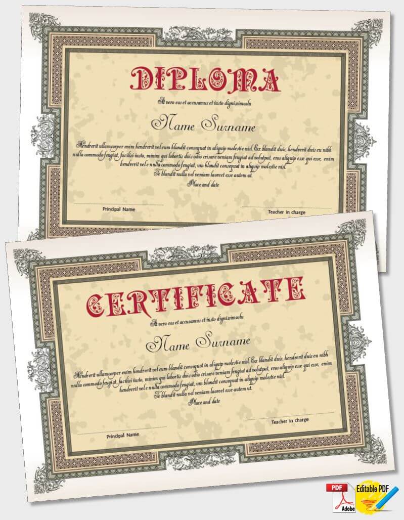 Certificate Template iPDF140