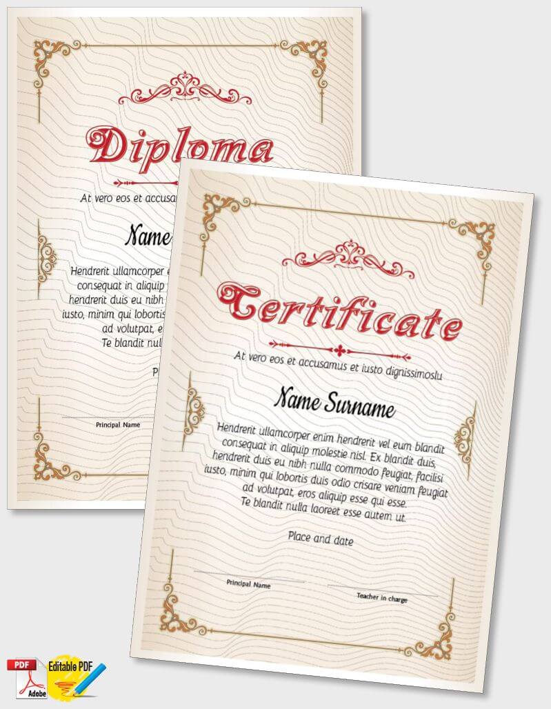 Certificate Template iPDF141