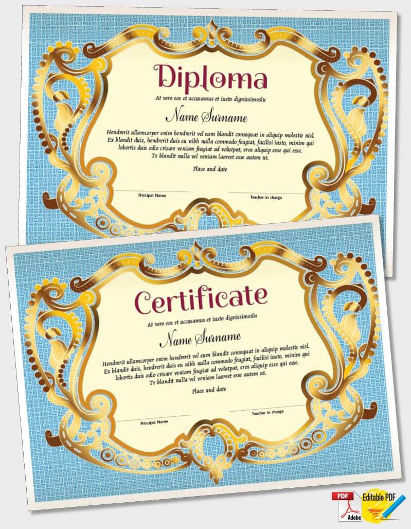 Certificate Template iPDF150