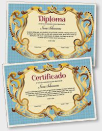 Certificado ou diploma interativo iPDFPT150
